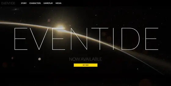 A screenshot of the Eventide project.