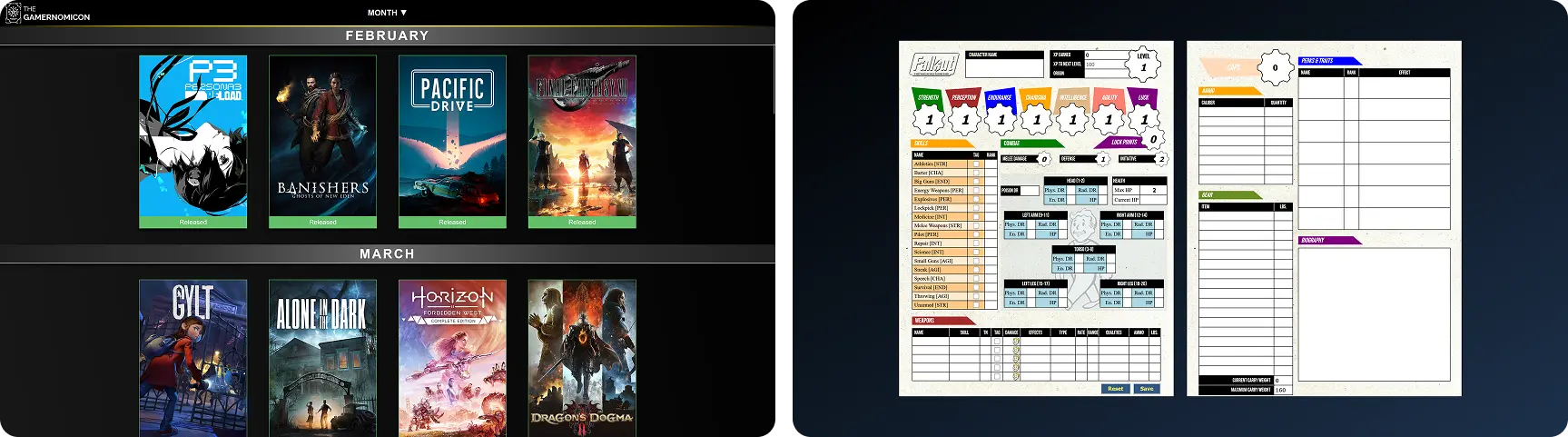 A row of project screenshots.